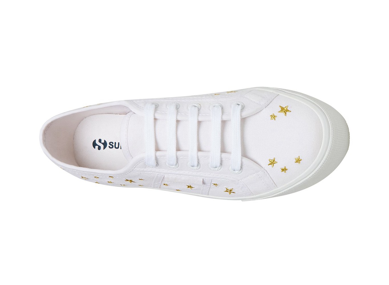 Superga Platform Womens - 2790 Embroidery - White - WJXMO0314